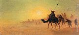 Charles Theodore Frere Crossing the Desert painting